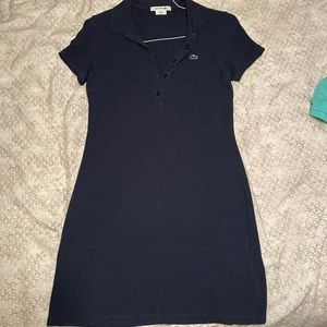 Lacoste Pique Fabric Dress Size 38 (medium)